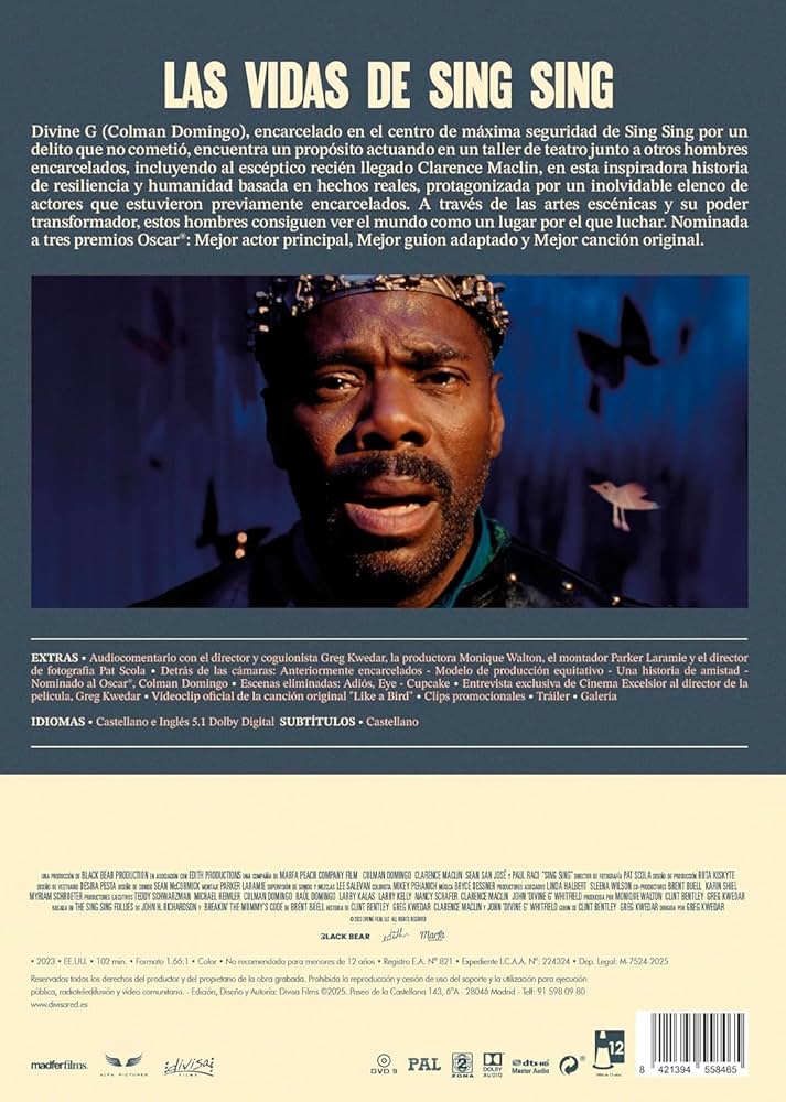 Sing Sing (2024) Dvd: Amazon.co.uk: Colman Domingo, Clarence